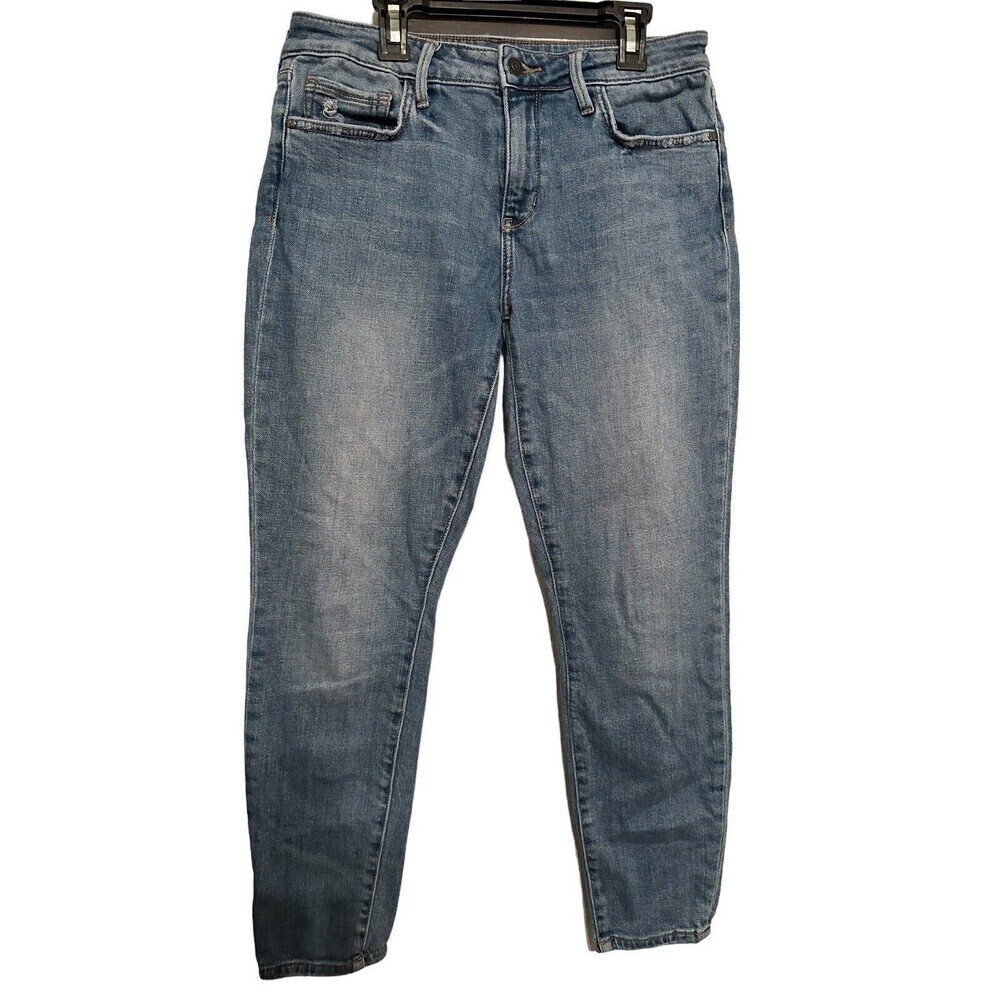 Sam Edelman The Kitten Mid Rise Skinny Ankle Blue Jeans Womens 28